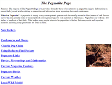 Tablet Screenshot of pegmatite.com